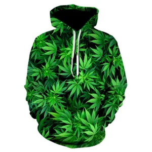 Colourful Flower Leaf 3D Printed Hoodies