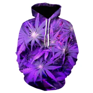 Colourful Flower Leaf 3D Printed Hoodies