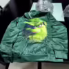 Green Hairy Cartoon Monkey Hoodie For Men