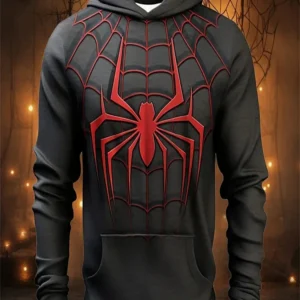 Black Spiderman Hoodie