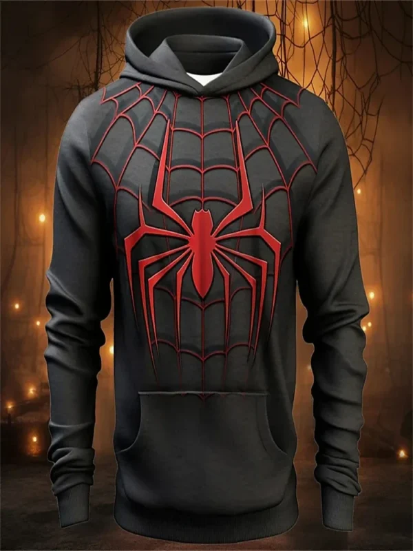 Black Spiderman Hoodie