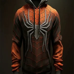 Black Spiderman Hoodie