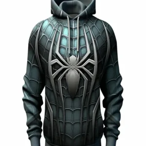 Black Spiderman Hoodie