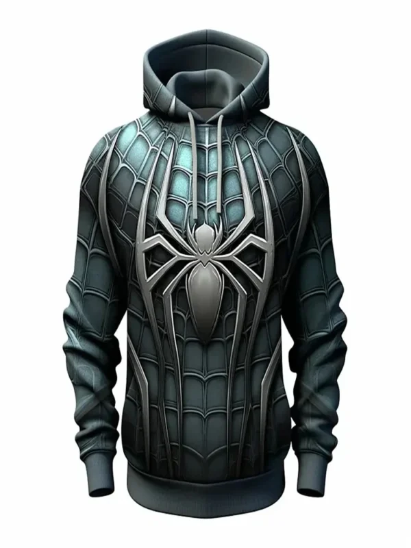 Black Spiderman Hoodie